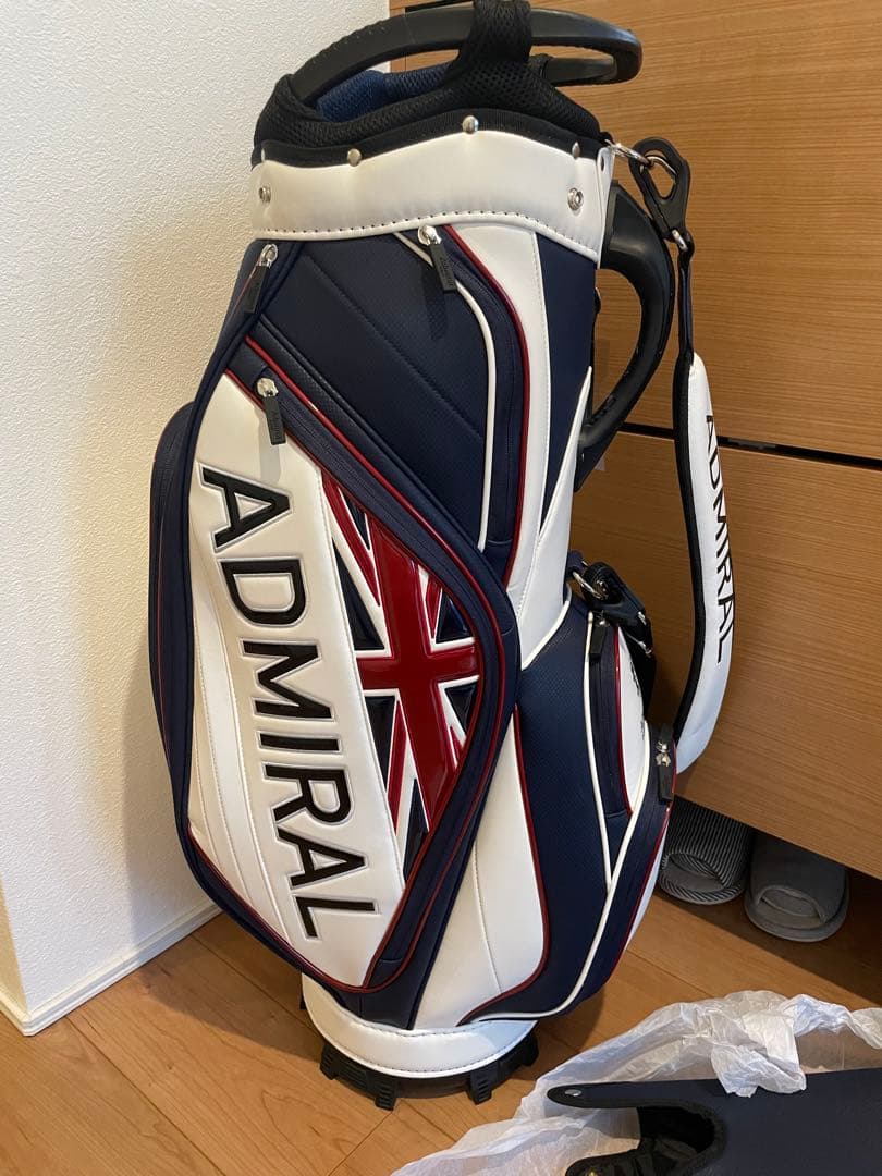 I*y様 ★新品未使用‼️★アドミラルゴルフ　キャディバッグ　トリコロール　AD