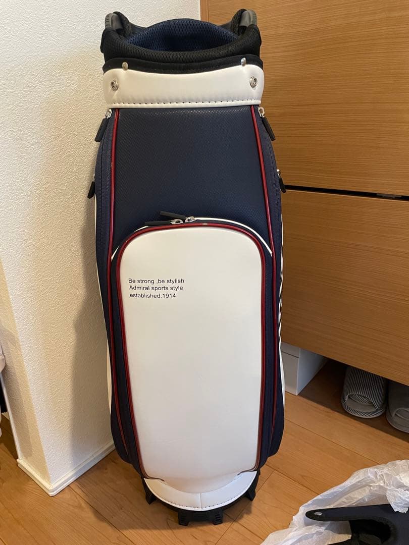 I*y様 ★新品未使用‼️★アドミラルゴルフ　キャディバッグ　トリコロール　AD