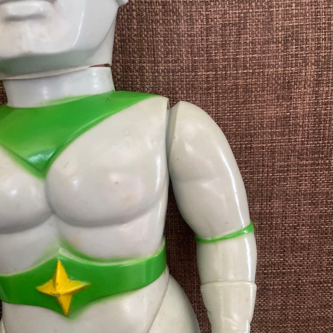 36㎝　【当時物】ブルマァク ミラーマン マスク　面取れ