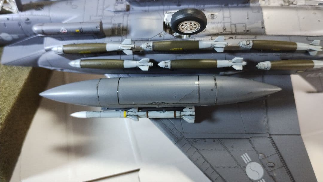 プラモデル完成機　1/72　ROKAF F-15