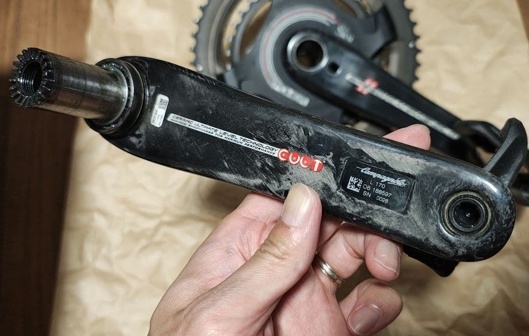 SRM カンパ SUPER RECORD クランクセット ウルトラトルク