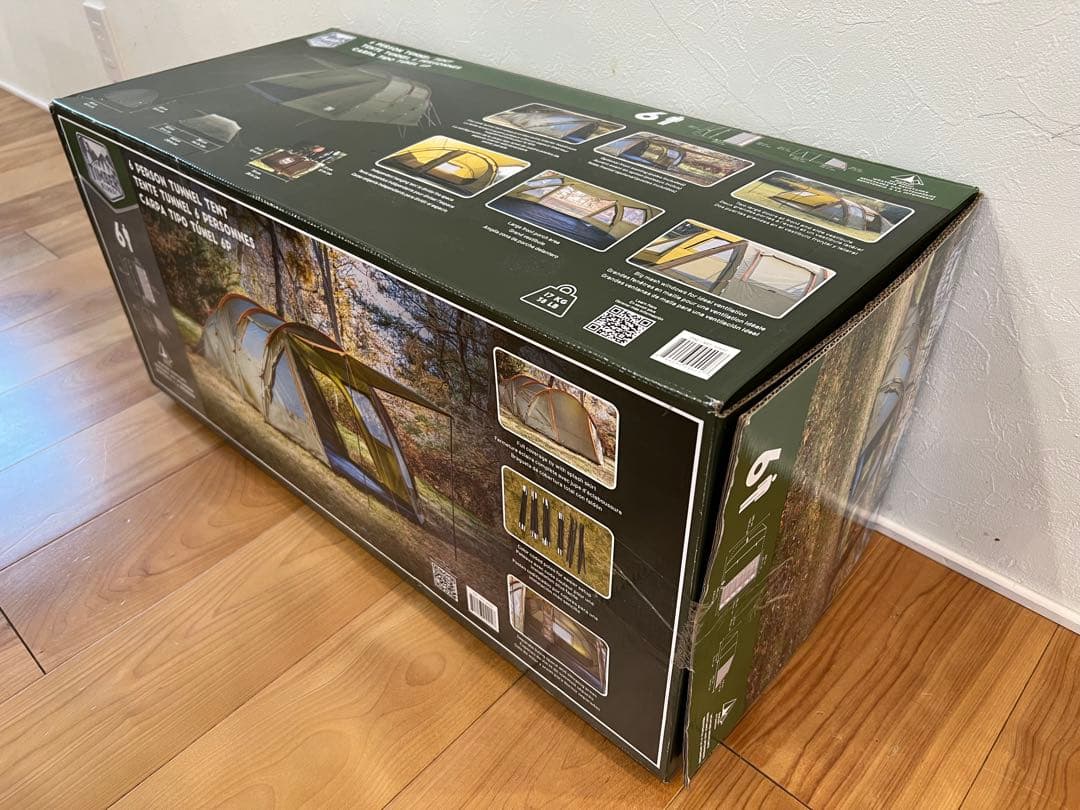 【ポポーい】コストコ　テントティンバーリッジ　6人用トンネルテント