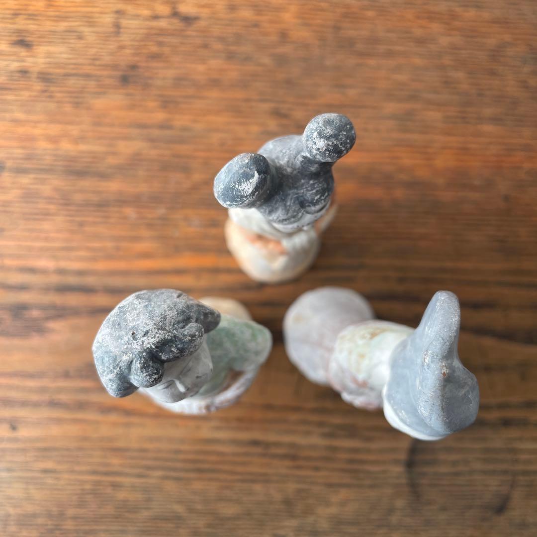 唐三彩　泥人　婦人俑　中国古美術　ミュージアムショップレプリカ　土人形　郷土玩具