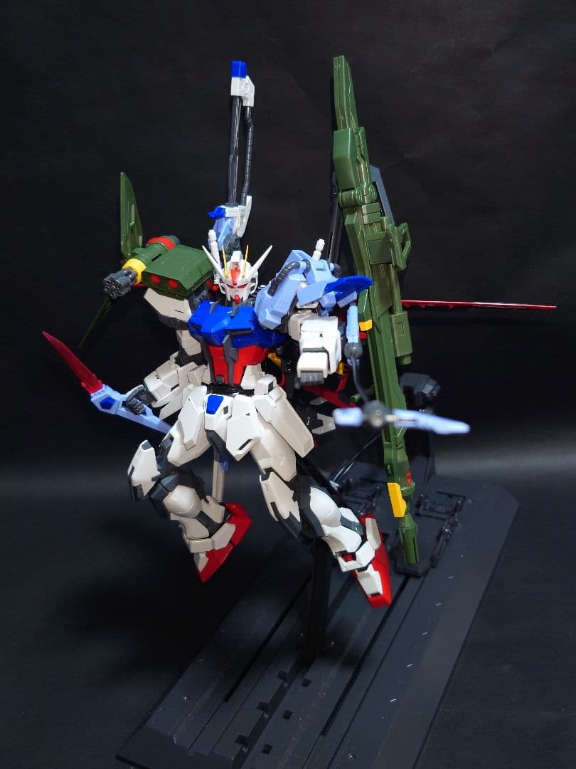 mg パーフェクトストライクガンダム グランドスラム装備型 パチ組 素組み