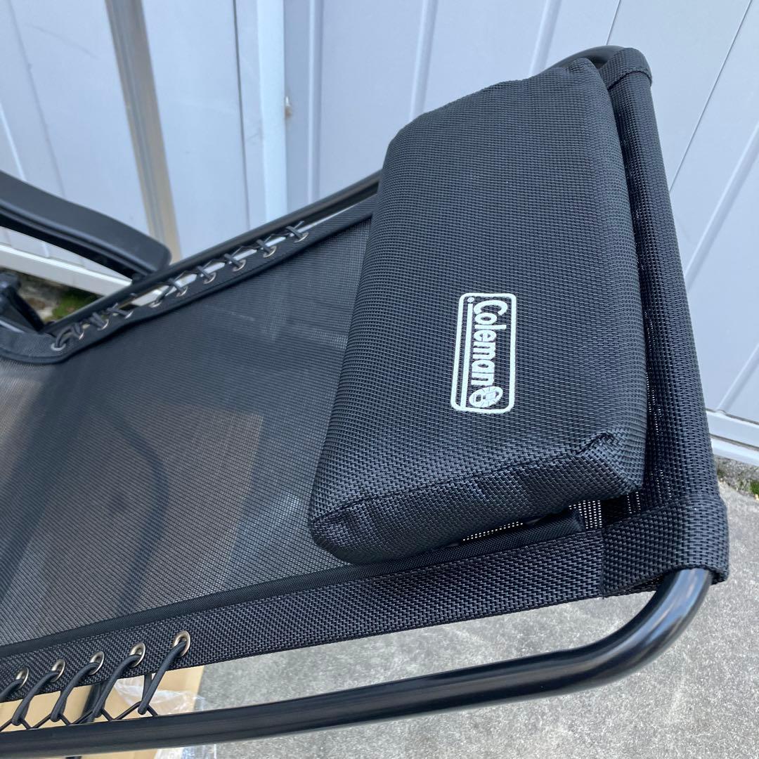 コールマン　リクライニング　メッシュチェア　ブラック　本体重量8.8Kg