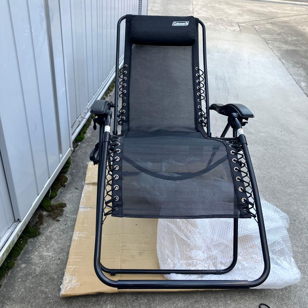 コールマン　リクライニング　メッシュチェア　ブラック　本体重量8.8Kg