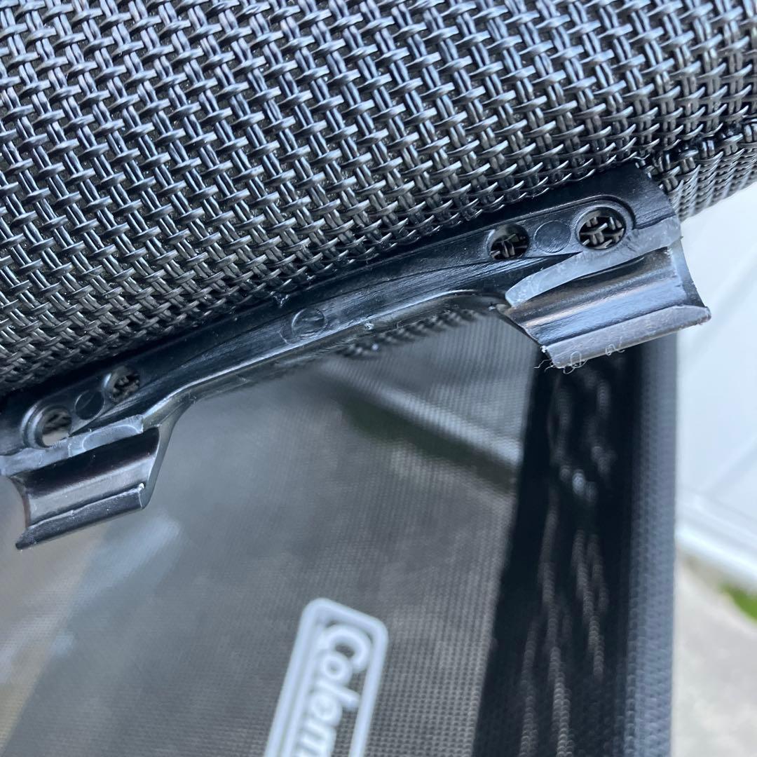 コールマン　リクライニング　メッシュチェア　ブラック　本体重量8.8Kg