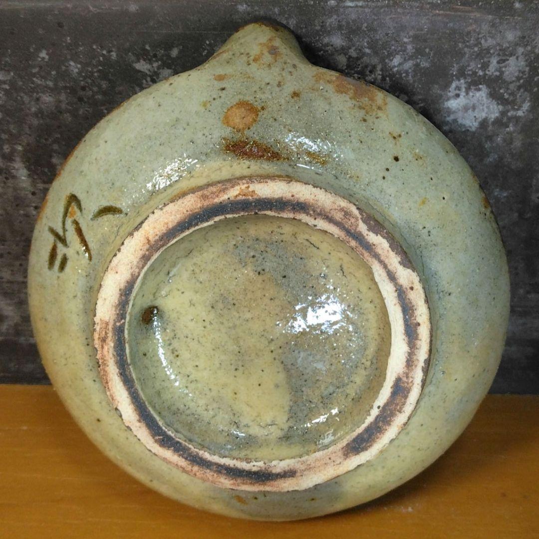 人間国宝 金城次郎 壷屋焼水滴 栞 共箱 美品 壺屋焼 魚紋水滴 やちむん