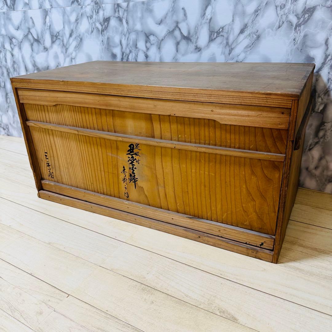 黒色火鉢枠　 2個セット　漆器　豊臣秀吉家紋　アンティーク　骨董品　木箱限定値引