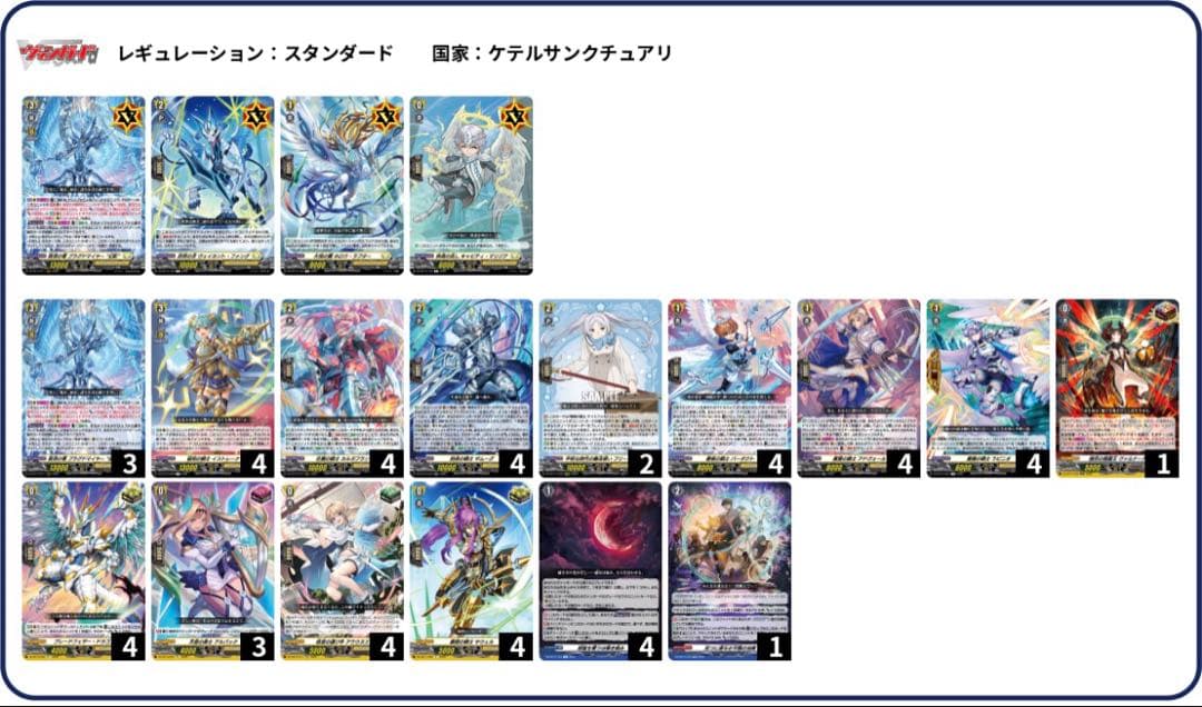 ヴァンガード ケテルサンクチュアリ　ブラグドマイヤー　デッキ