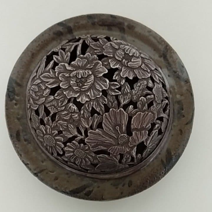 骨董茶道具　絵唐津香炉