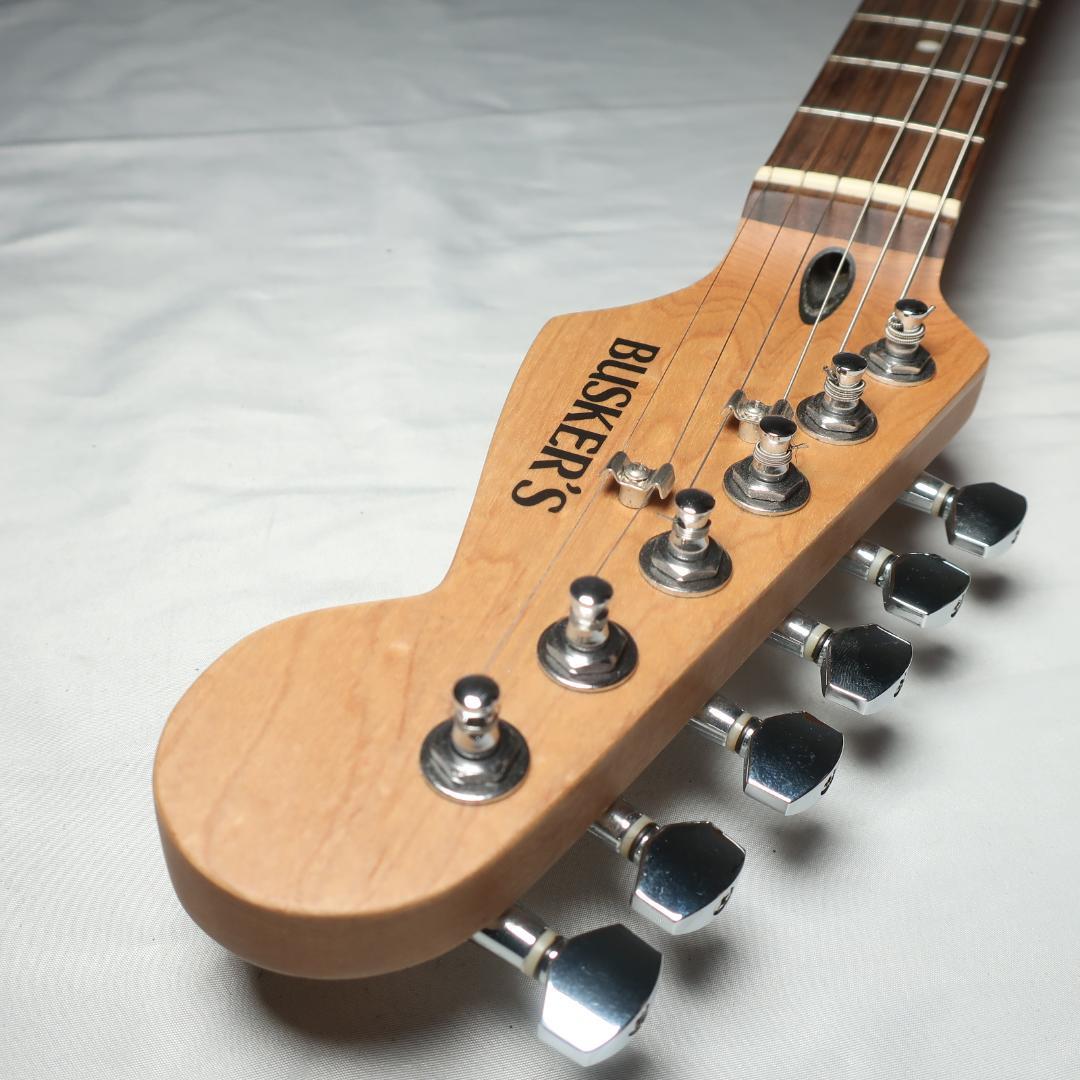 美品 BUSKERS エレキギター ギグバッグ＆ストラップ＆フレットガード付