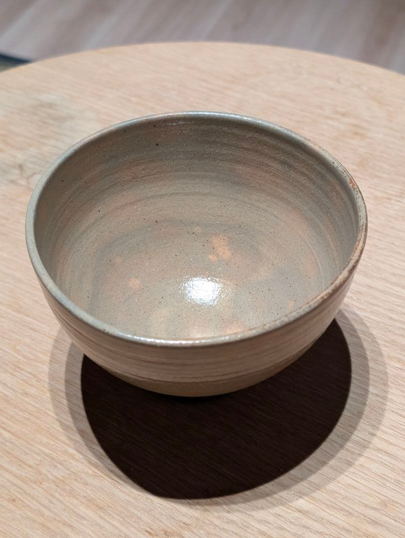 高取焼 高取喜恵作 呉器形茶碗 茶道具 割高台 美品