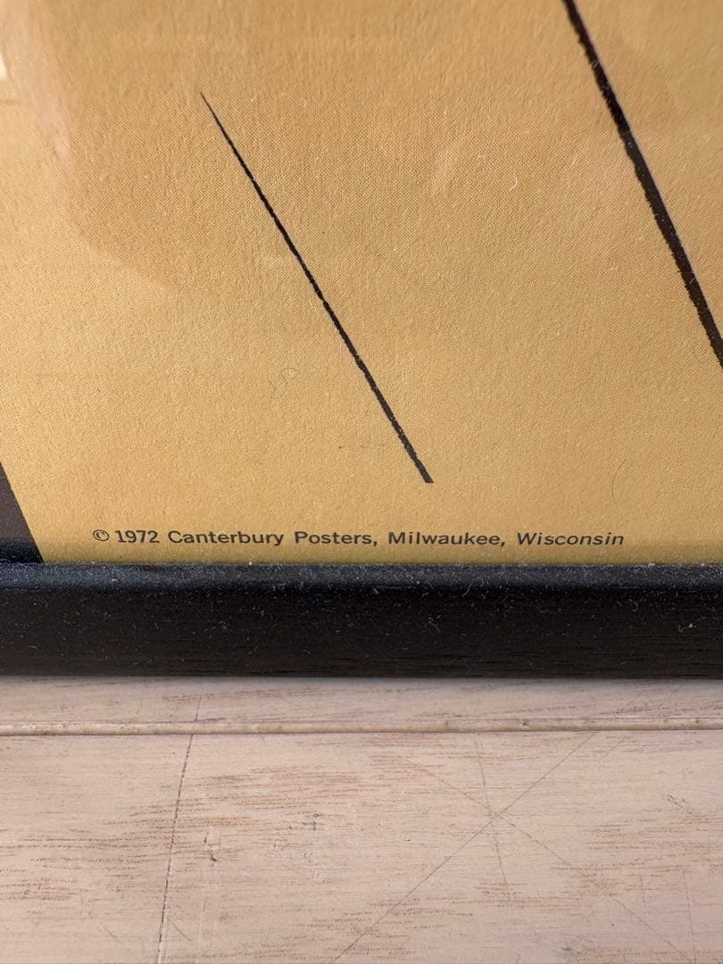 1972年　ビンテージ　ブラックライトポスター　ピノキオ　パロディー　ディズニー