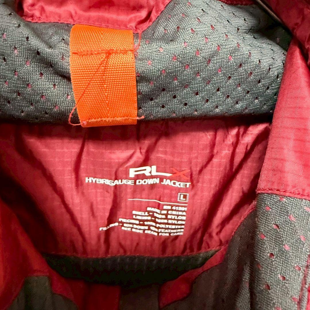 ✴️RLX　ラルフローレン　ハイブリゲージダウンジャケット　美品　赤　L