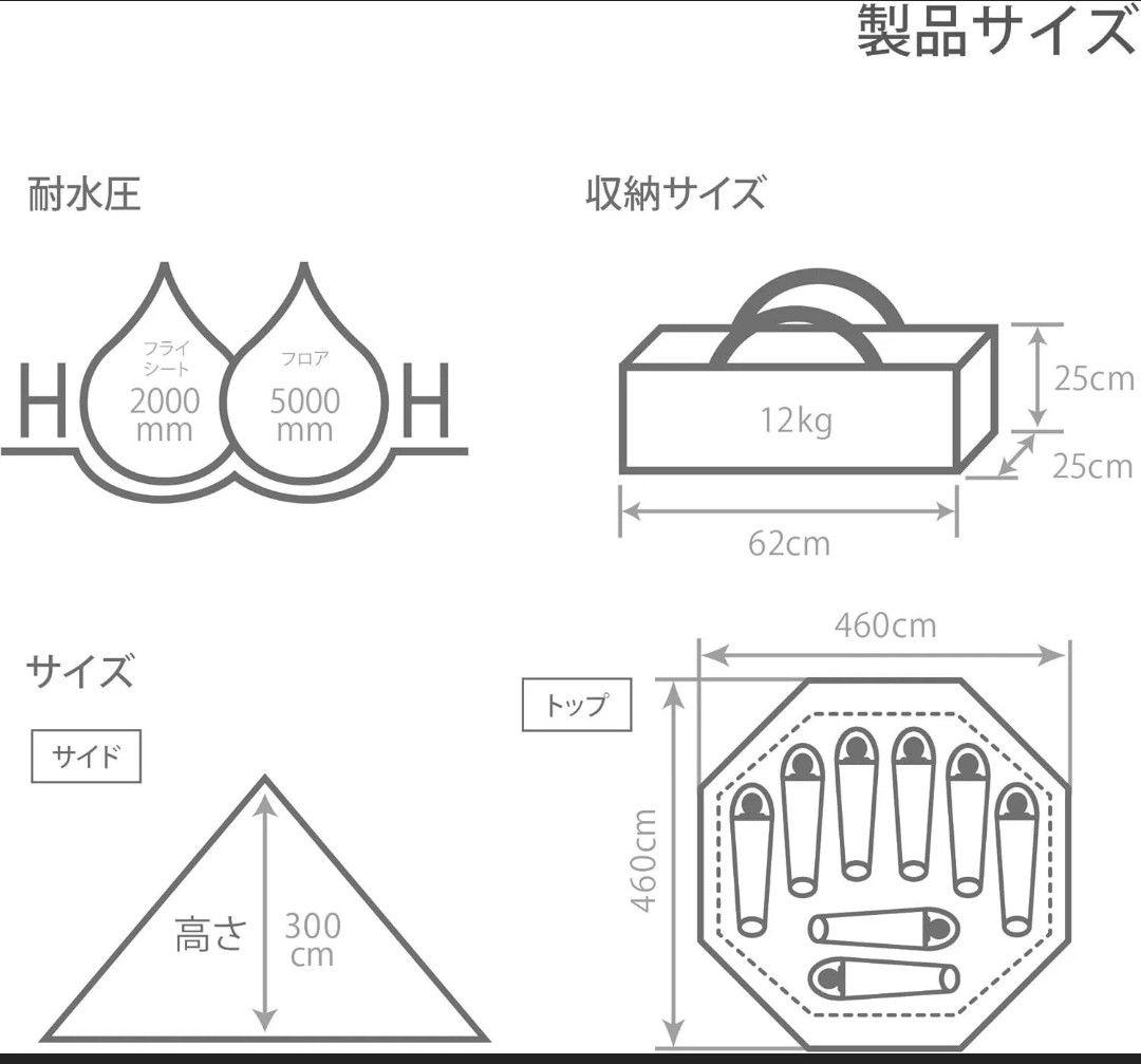 DODワンポールテントL インナーマット　グランドシート　セット