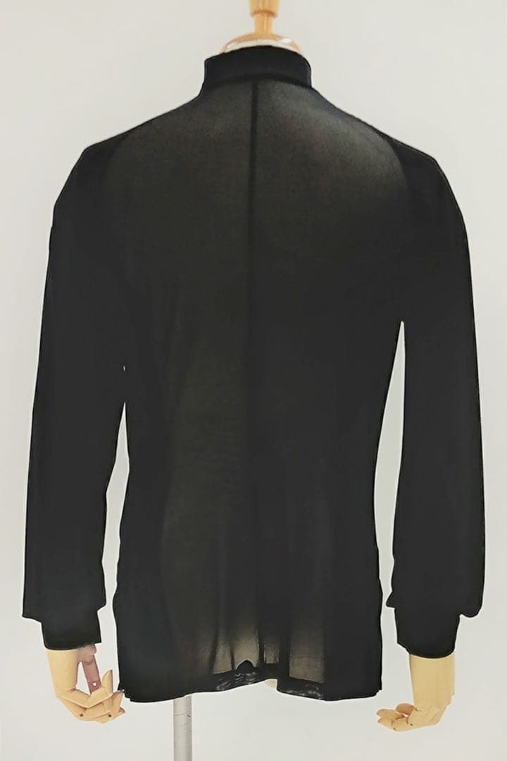 【専用】タカダンス　メンズ　ラテンシャツ　ハイネックシャツ　MS350 ブラック