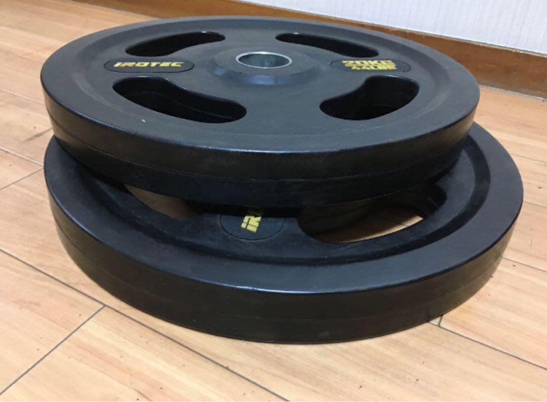 ②アイロテックIROTEC プレート20kg x 1枚穴径50mm(同時購入)