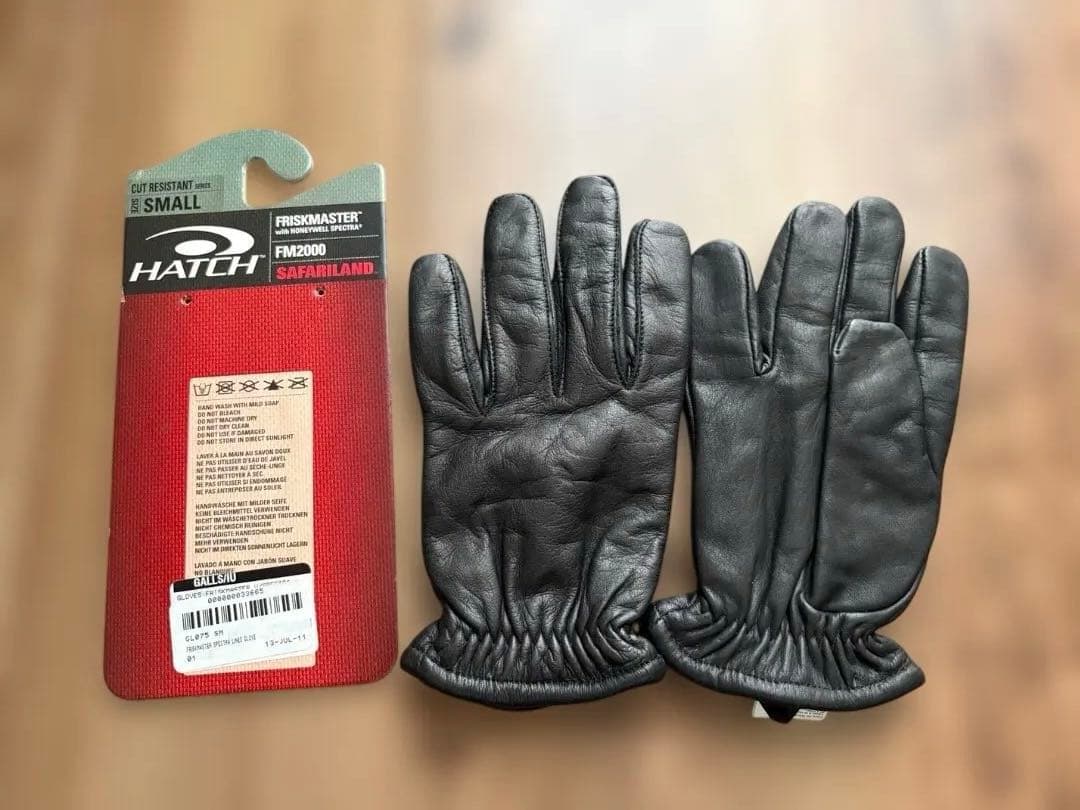 現地購入実物　サファリランド 防刃グローブ Sサイズ HACTH