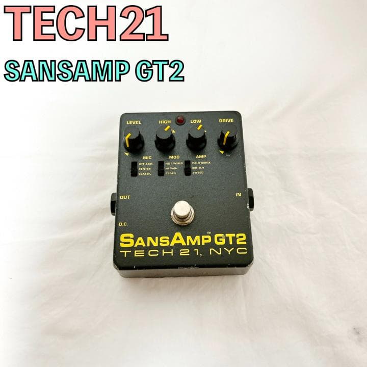 美品 TECH21 SANSAMP GT2 エフェクター エレキギター ギター