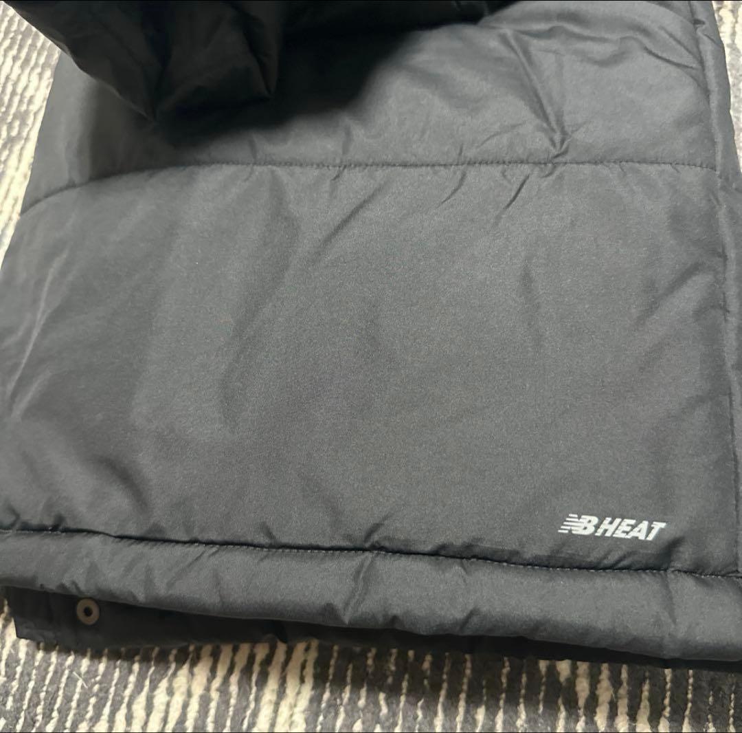 美品　ニューバランス ベンチコート　メンズ　ブラック　XL