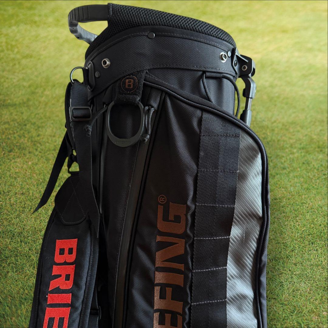 表参道ヒルズ限定モデル　ブリーフィング　キャディバッグ　黒　CR-4 カーボン