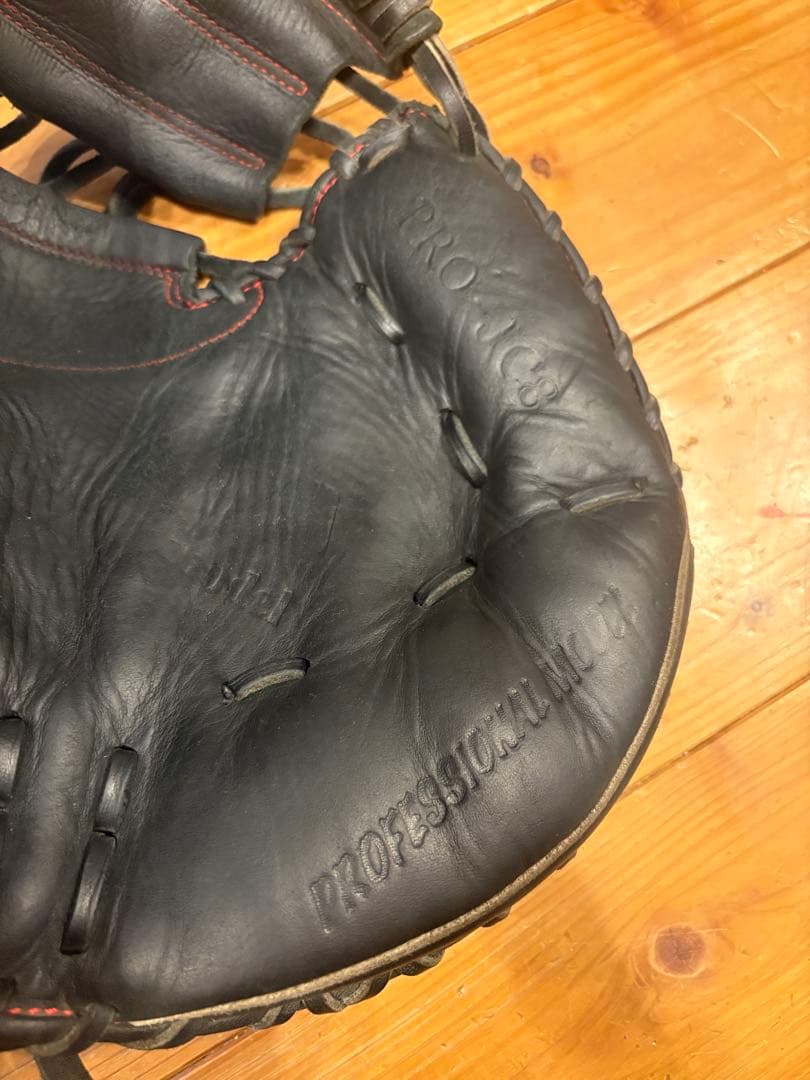 ハタケヤマPRO-JC8キャッチャーミット　黒　即戦力　少年用