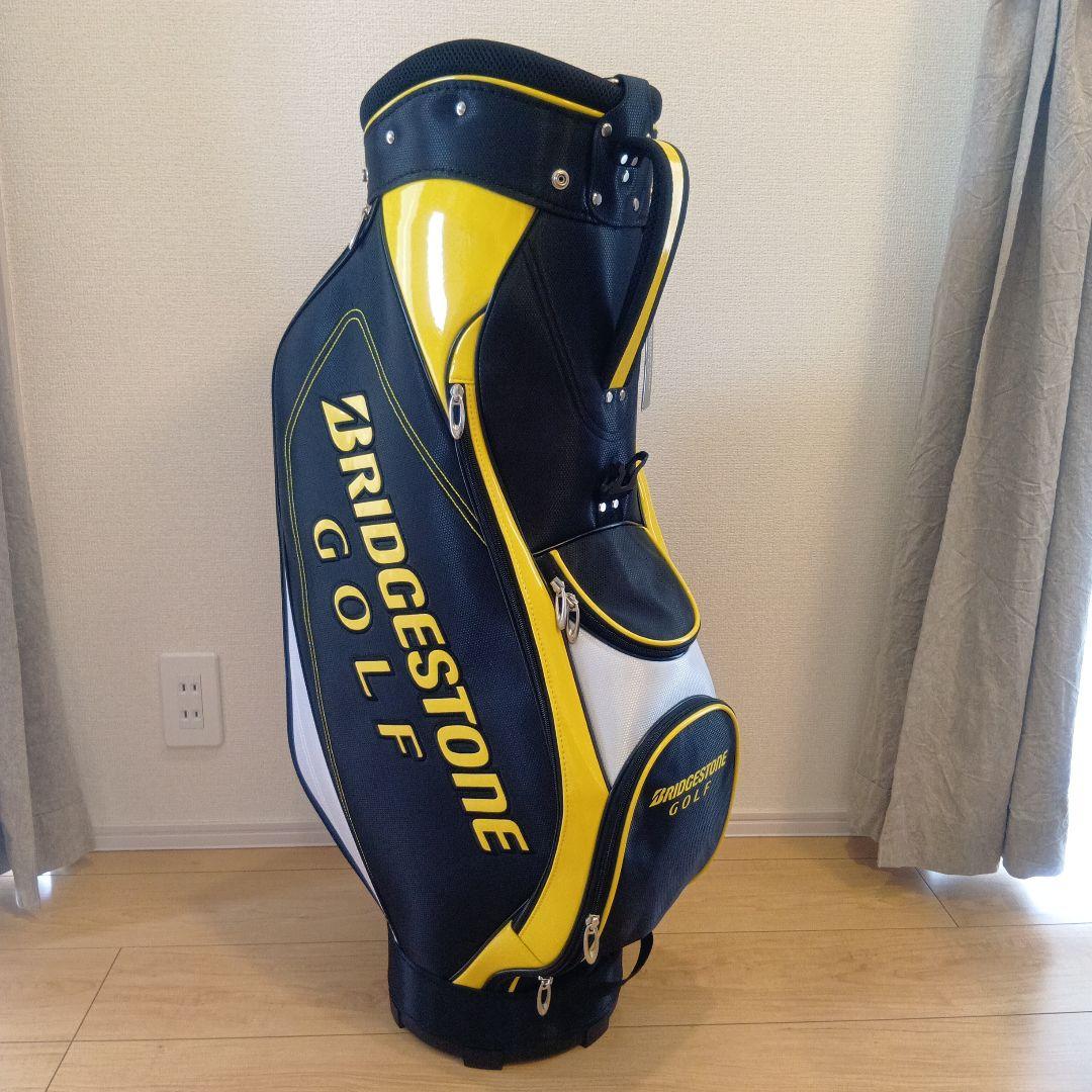 ★新品・未使用★ BRIDGESTONEキャディバッグ 黒/黄　ブリヂストン