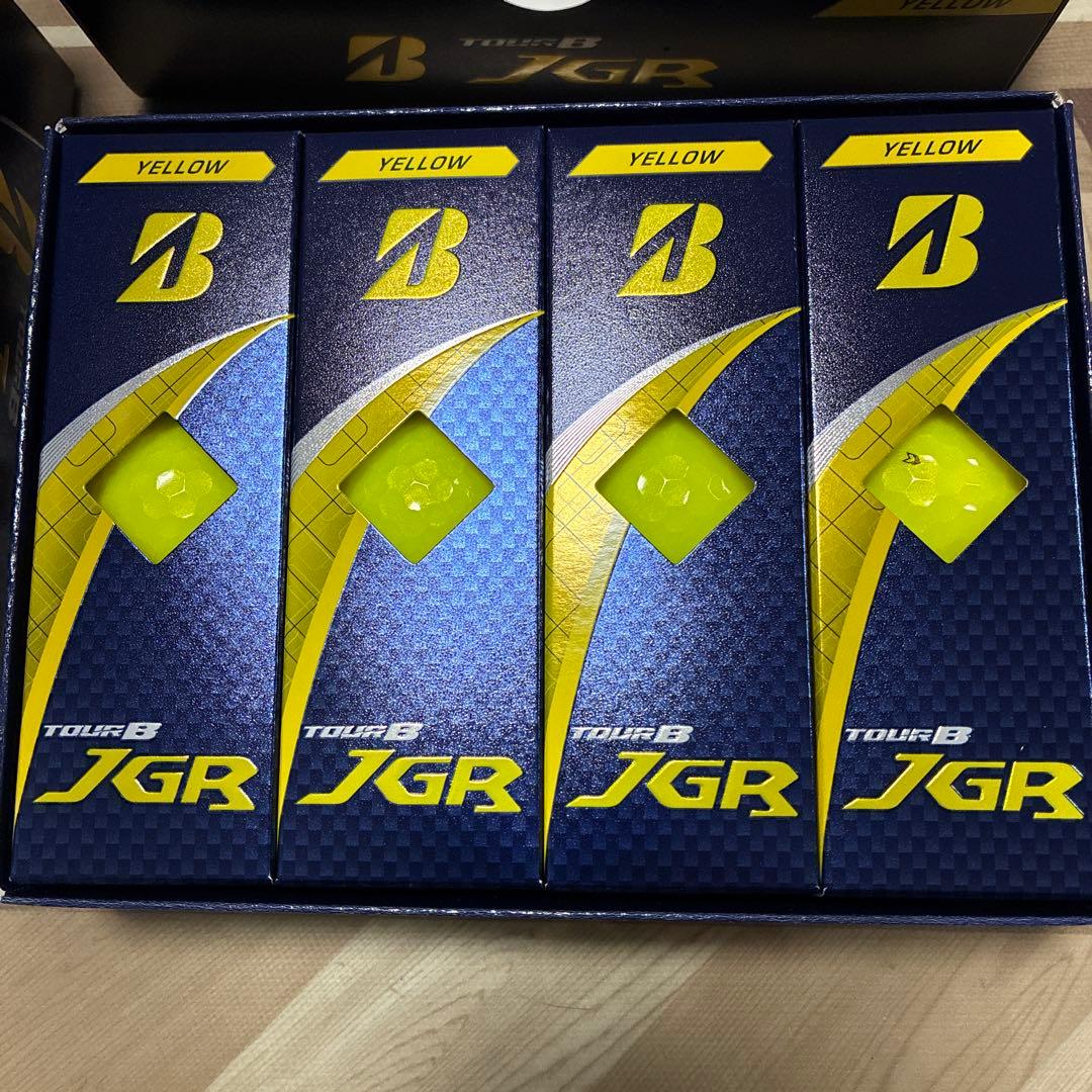 ブリヂストン TOUR B JGR イエロー ホワイト 2色セット4ダース