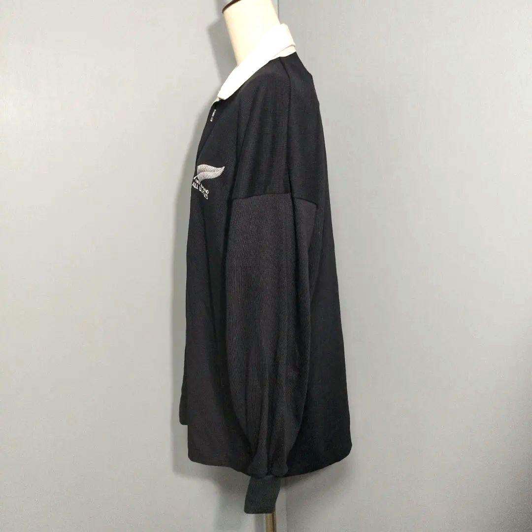 新品タグ カンタベリー◆オールブラックス◆ラガーシャツ ニュージーランド 90s