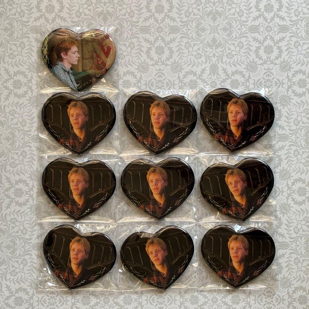 ハリーポッター 海外限定 ハート缶バッジ