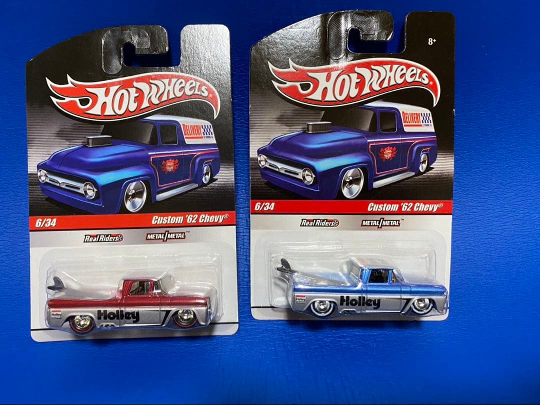 Hot Wheels Custom '62 Chevy 赤青セット