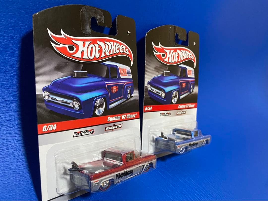Hot Wheels Custom '62 Chevy 赤青セット