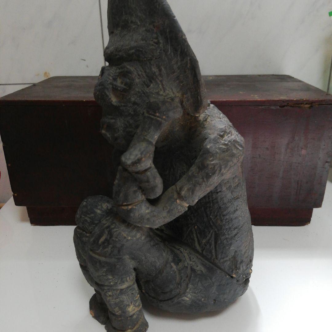 極稀少レア南米メキシコOR中近東ヨルダン　アステカ重量有出土発掘石仏埴輪