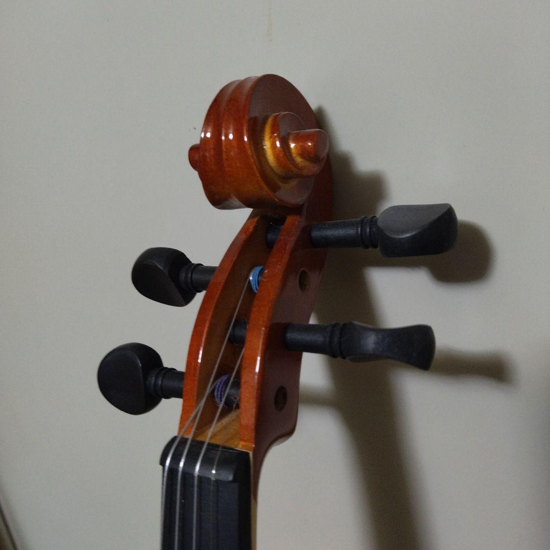 ♥特価♥整備済、即使用可♥新品未使用バイオリン4/4♥初心者向け♥弓ケース松脂付