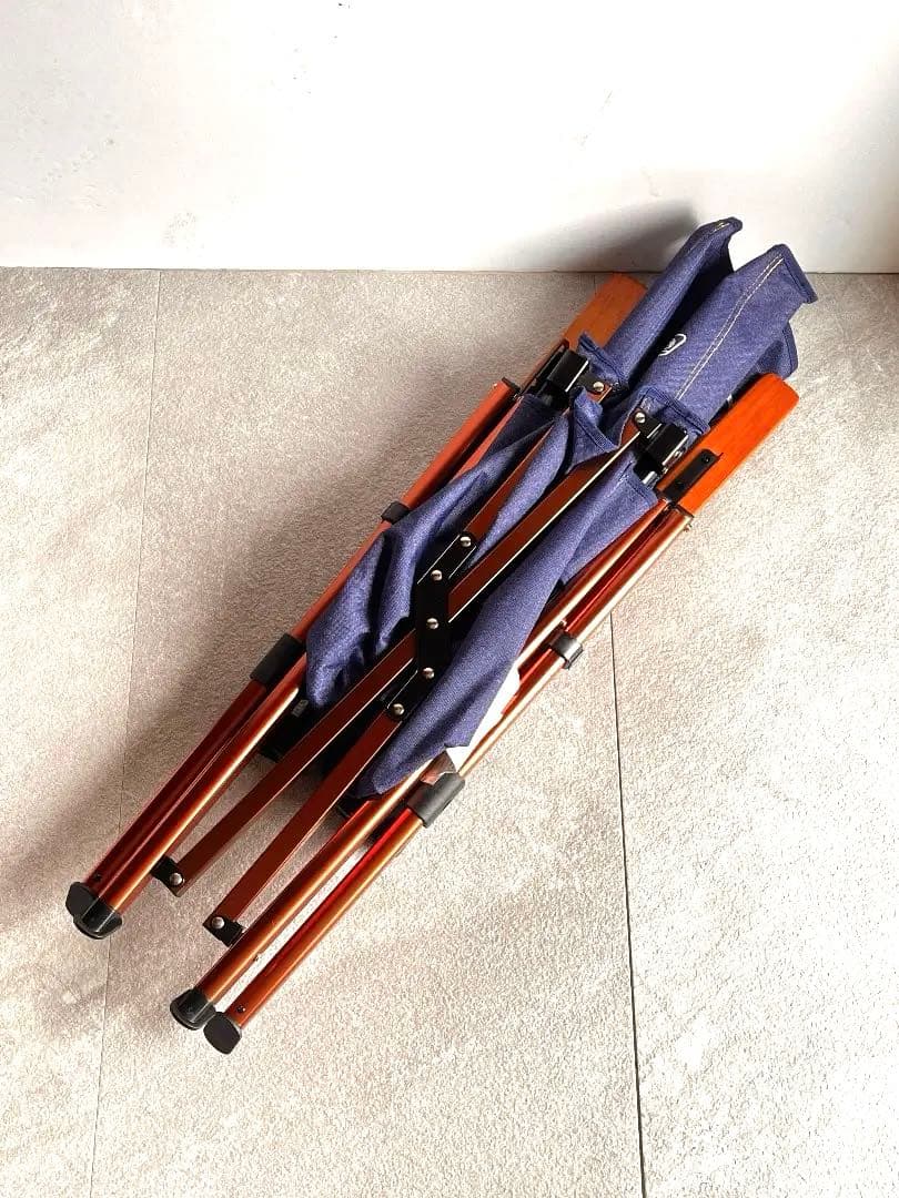 レア　Coleman レイチェアー ネイビー　デニム