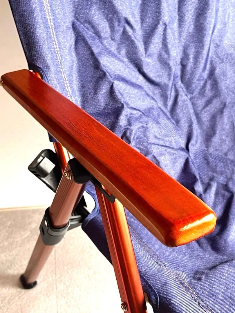 レア　Coleman レイチェアー ネイビー　デニム