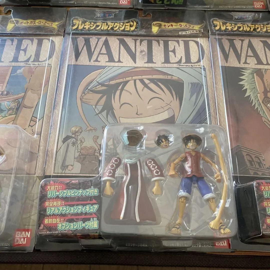 【未開封】ワンピース　フレキシブルアクション　フルセット　ルフィ　エース　ゾロ