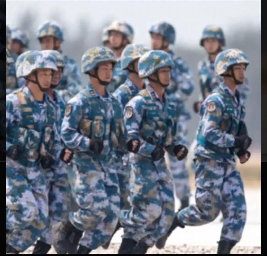 福袋　新品実物中国軍海兵隊07式デジタル海洋迷彩軍用迷彩服装備35点超フルセット