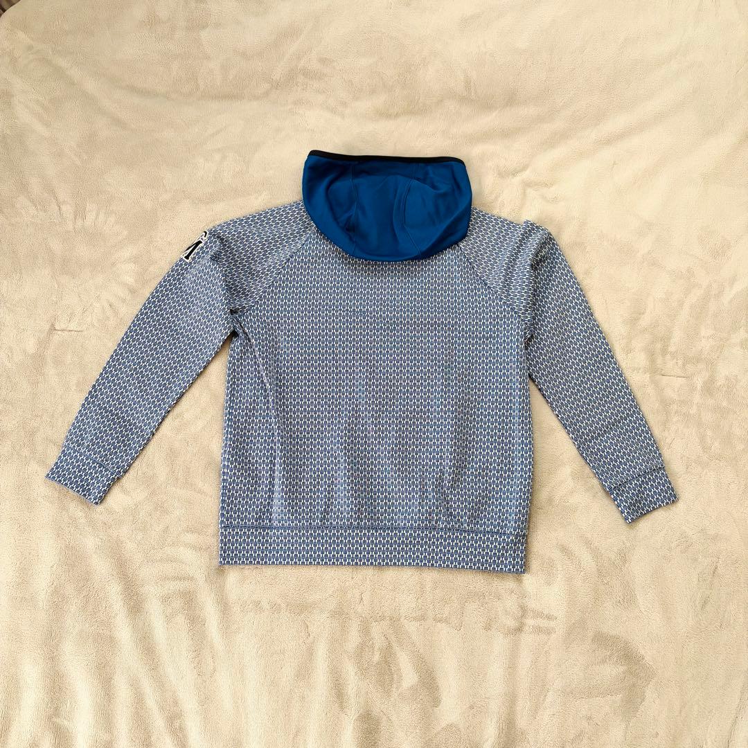 ✨美品✨テーラーメイドレディースゴルフウェアフード付きセットアップ青×白M