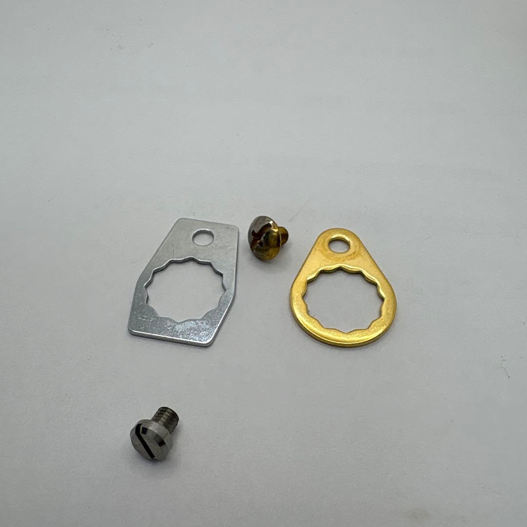 と*ま様 ベイトリールハンドル セット シルバー ゴールド