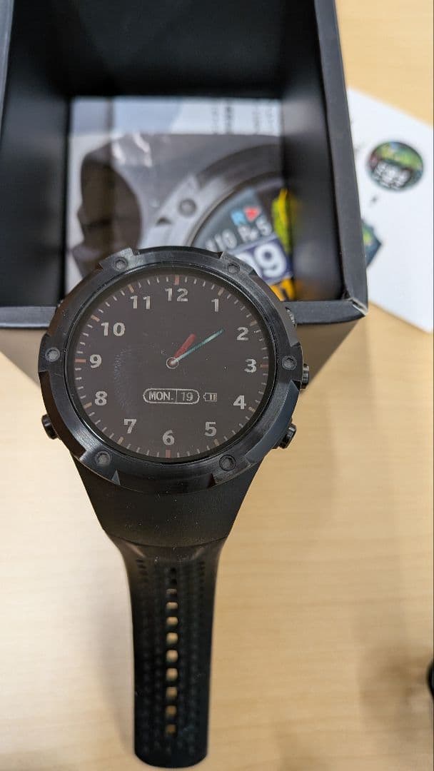 GPSナビ付き腕時計 ブラック　Shot Navi Evolva