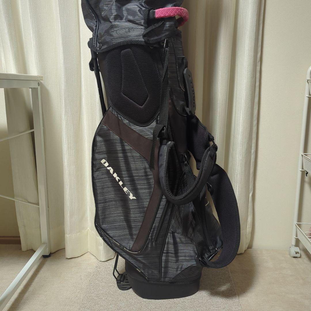 OAKLEY ブラック キャディバッグ スタンド付き