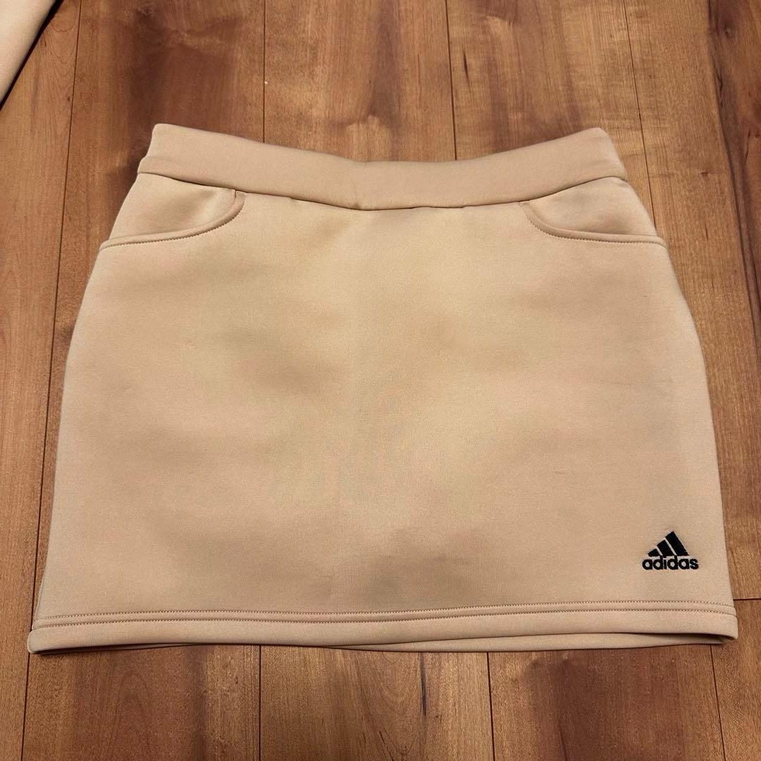 アディダス　サイズS トレーナー　スカート　ダンボールニット　セットアップ　秋冬