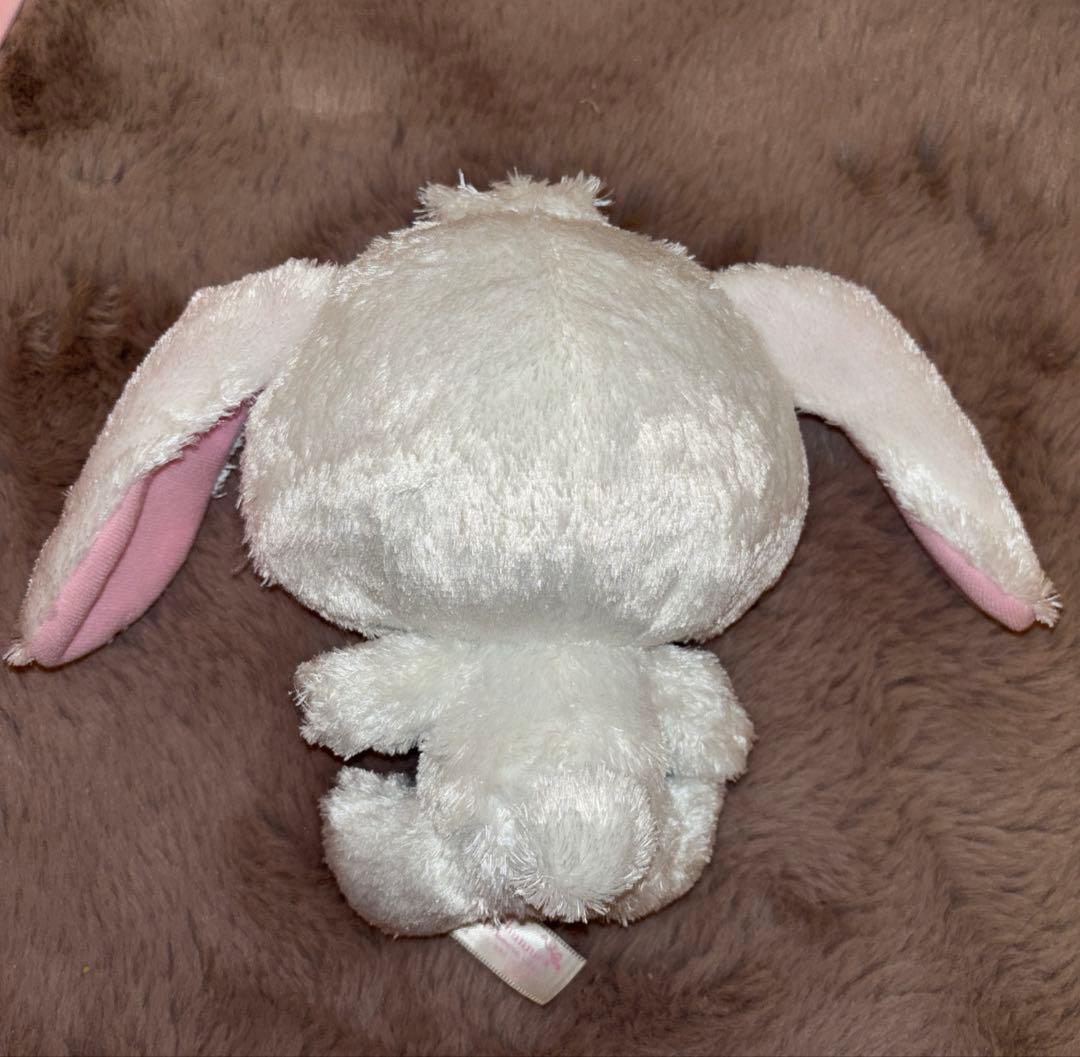 シュガーバニーズ　しろうさ　クリアアクセサリーぬいぐるみ