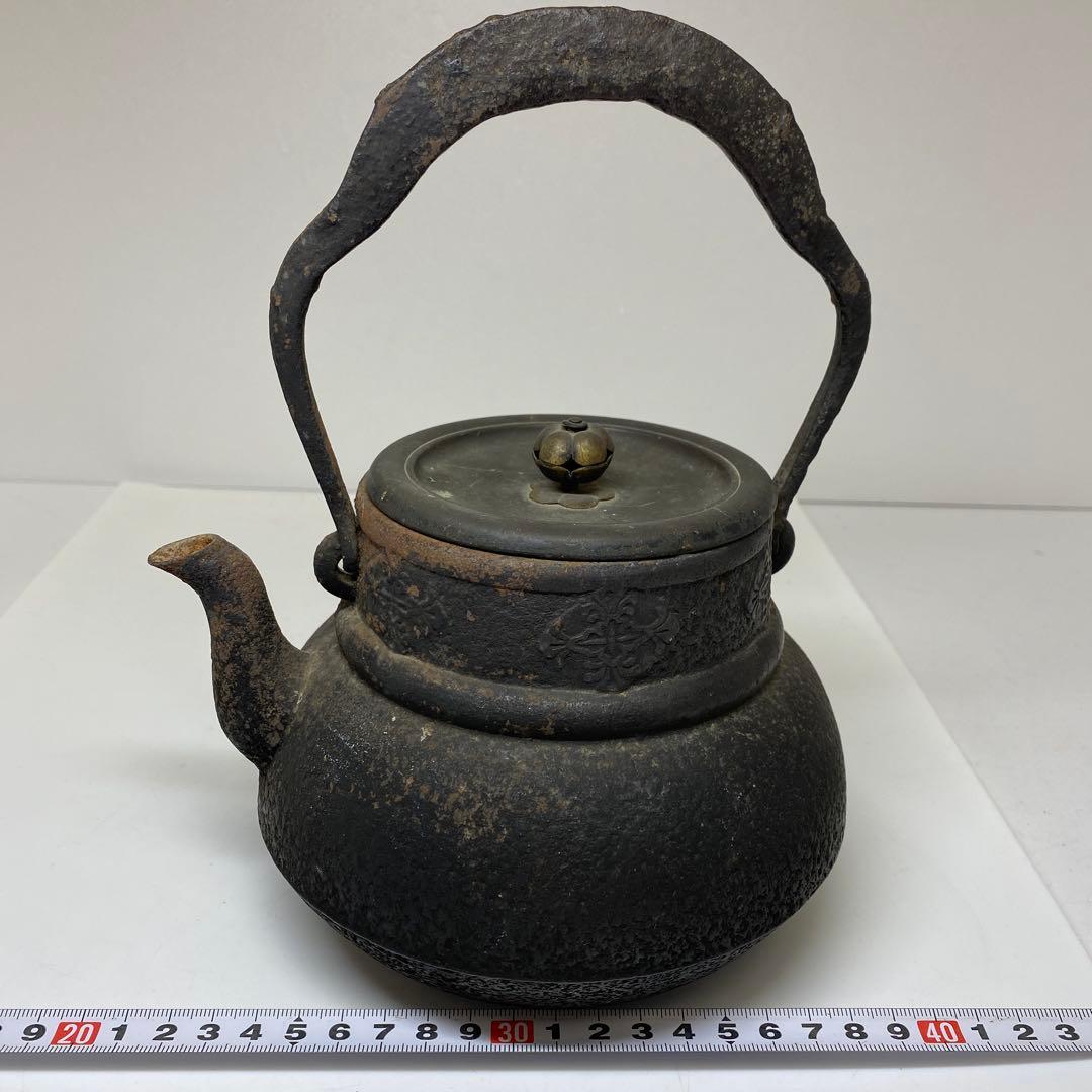 龍文堂　鉄瓶　1592g 東さ8-0107☆2F トヒオオ