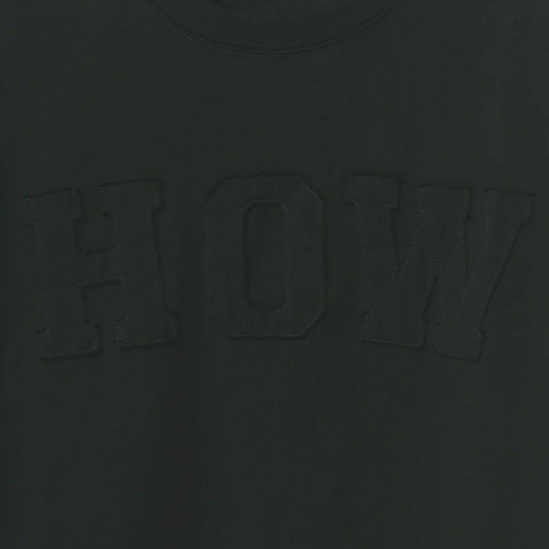how（和田颯）S/S Tee Black 005