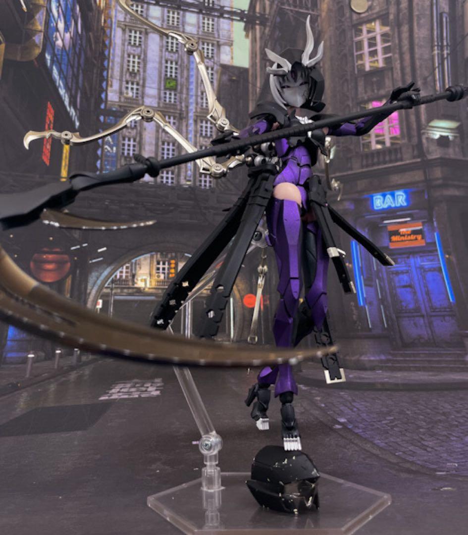 無限邂逅メガロマリアネクロフェイス　完成品　創彩少女庭園　ショートウィッグ付き