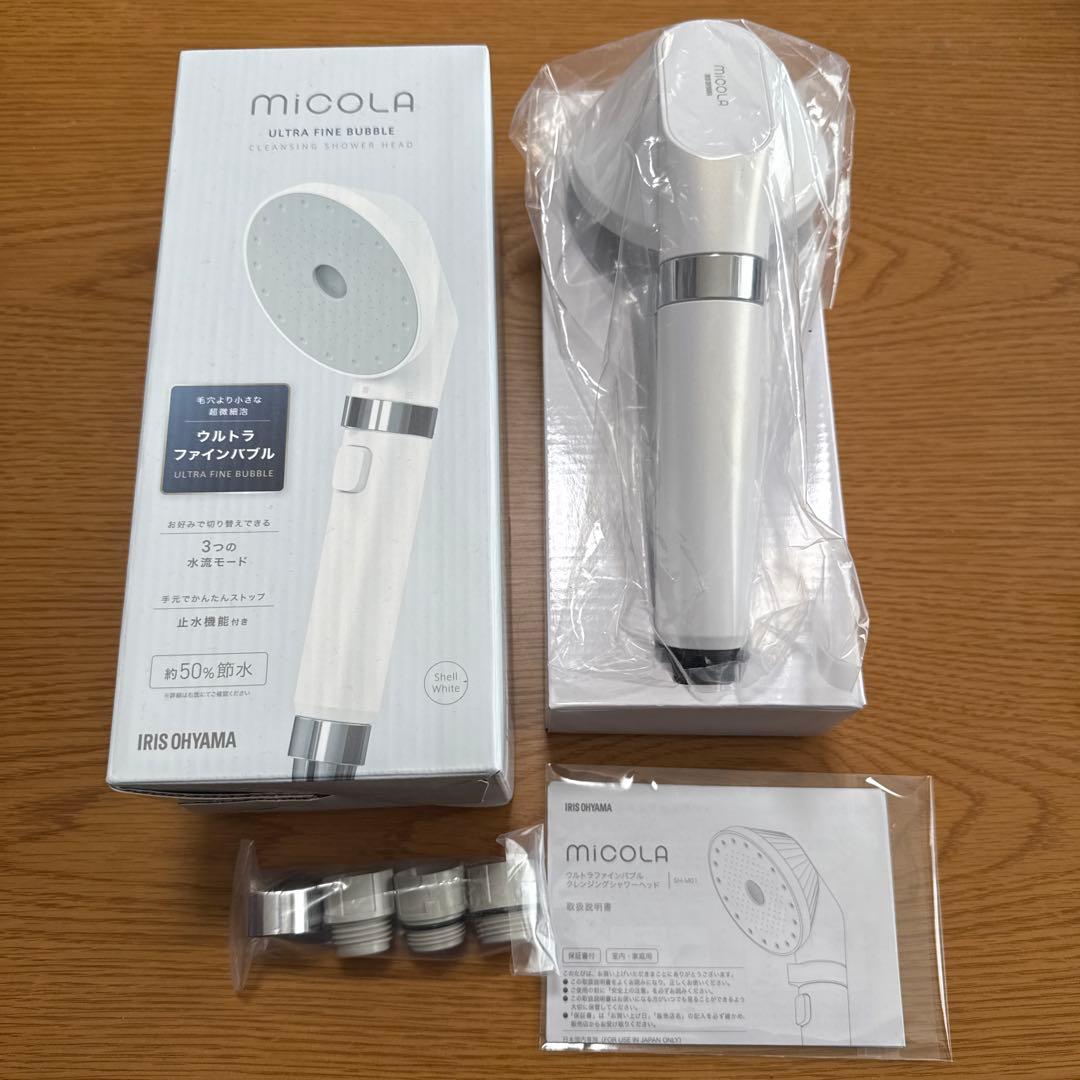 アイリス MiCOLA シャワーヘッド SH-M01-W
