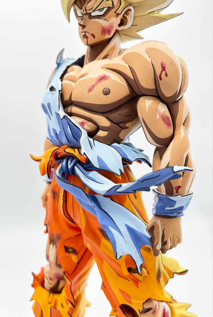ドラゴンボール　フィギュア　伝説の超サイヤ人　孫悟空　リペイント　二次元彩色
